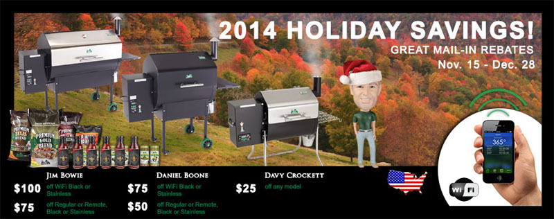 Rebates On Napoleon Fireplaces And Green Mountain Grills Good Till The 