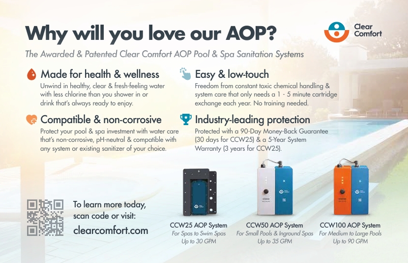 Clear Comfort / AOP sanitizing system