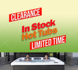 In Stock hot tub sale website